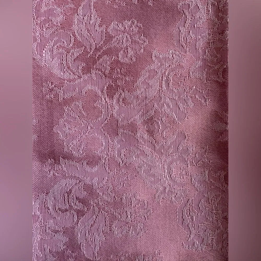 Set of 4 Elegant Royal Damask Vintage 1950s Retro Dinner Napkins 16.5” MCM
